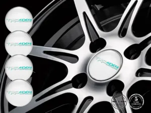 Toyota TRD Radembleme Stil Hochwertige Gewölbte Labels
